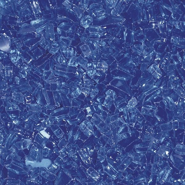 1/4" Cobalt Blue Fire Glass image number 0