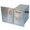 Combination Single Door with Double Drawer image number 0