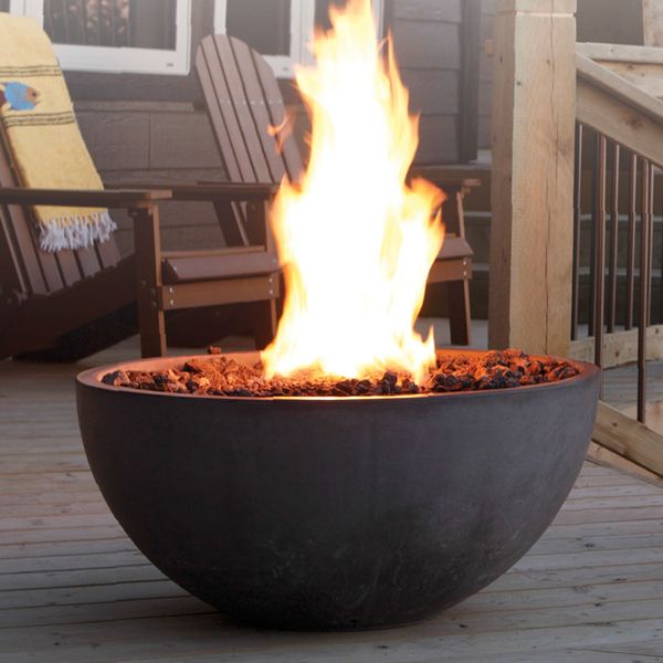 Concrete Gas Fire Pit Bowl