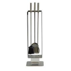 Contemporary High-Rise Fireplace Tool Set