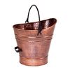 Copper Coal Hod / Pellet Bucket with Antique Finish - 14"H image number 0