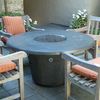 Cosmopolitan Round Gas Fire Pit Table