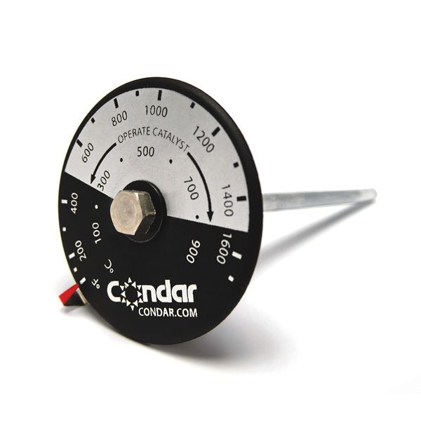 Catalytic Thermometer - 1" Probe with 1 1/2" Dial image number 0
