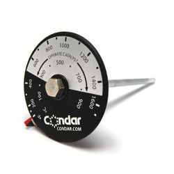 Catalytic Thermometer, 2.5" Probe with 1.5" Dial