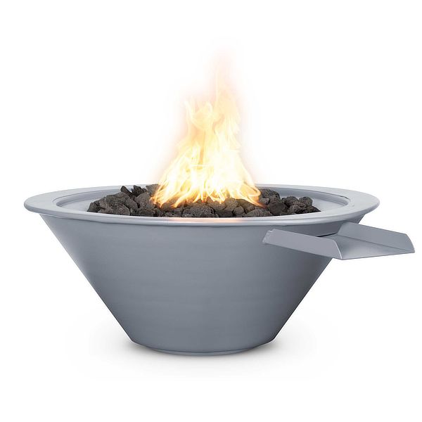 Cazo Powder Coat Steel Fire & Water Bowl image number 0