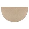 Cabin Fever Half Round Fireplace Hearth Rug Natural - 4' image number 0