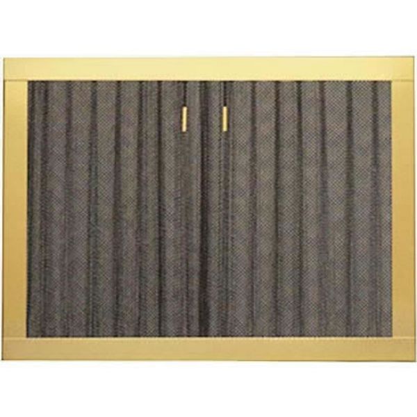 Cascade Coil Custom Mesh Hanging Fireplace Screen image number 2