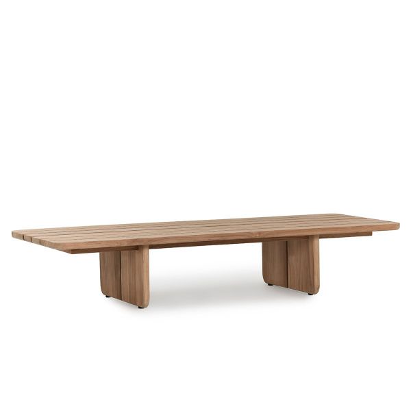 Hudson Outdoor Coffee Table Natural - 63"