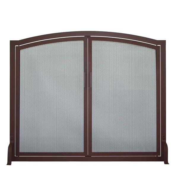 Classic Arched Fireplace Screen with Doors