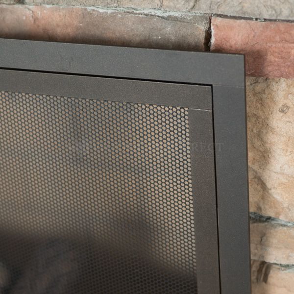 Classic Fireplace Screen with Doors image number 3