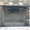 Craftsman Forged Iron Fireplace Screen 38"W x 32"H image number 0
