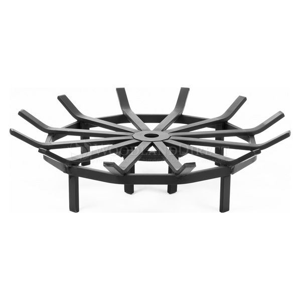 Cast iron clearance fire pit grate