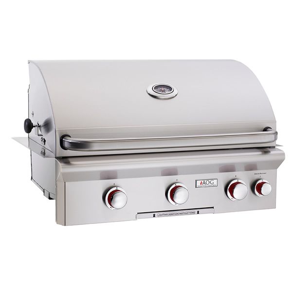 AOG T-Series Built-In Gas Grill with Rotisserie - 30"