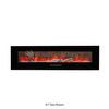 Amantii Wall Mount Linear 100" Electric Fireplace