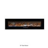 Amantii Wall Mount Linear 81" Electric Fireplace
