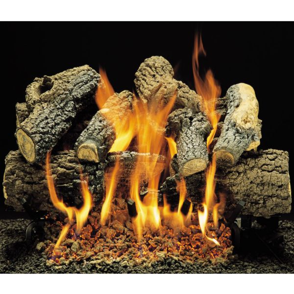 Burnt Oak Ember Vented Gas Log Set