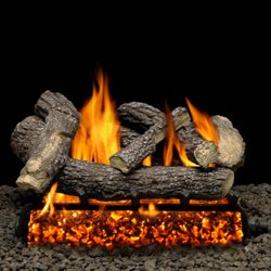 Ashford Oak Vented Gas Log Set