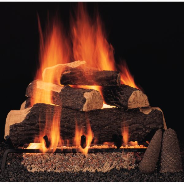 Raven Oak Timber Vented Gas Log Set