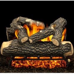 Alpine Ember Blaze Vented Gas Log Set