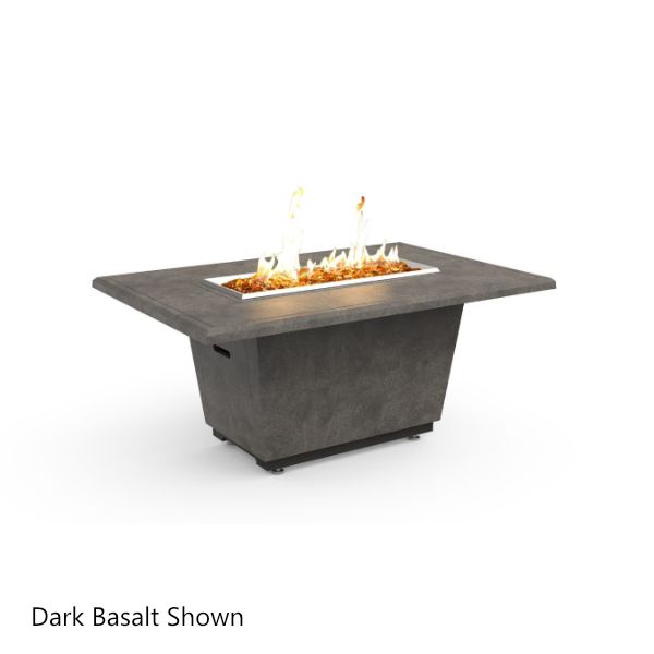 American Fyre Designs Cosmopolitan Rectangle Concrete Fire Table - 54" image number 0