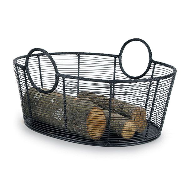 Large Wire Firewood Storage Baskets