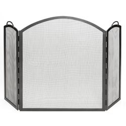 Arched Three Panel Fireplace Screen- Small