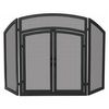 Arched Top Fireplace Screen with Doors - 52" x 32"