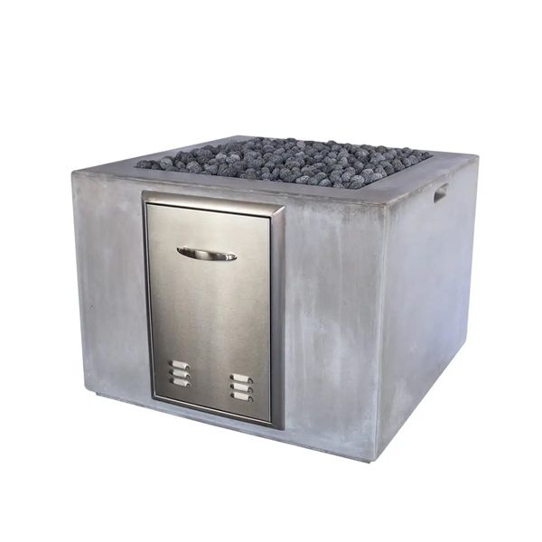Archpot Concrete Fire Cube