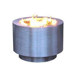 Arco Fia Stainless Steel Gas Fire Pit