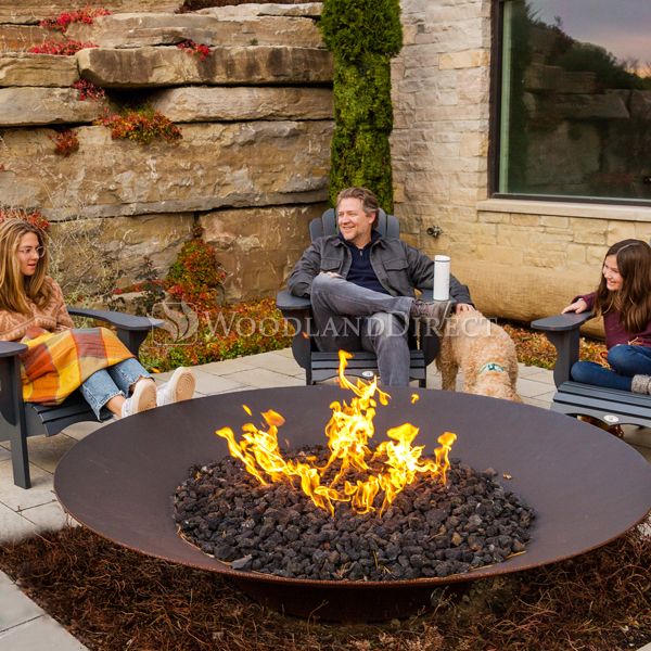 Asia Gas Fire Pit | Woodland Direct