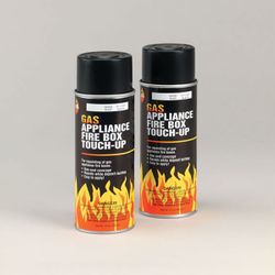 Black Gas Appliance Firebox Paint