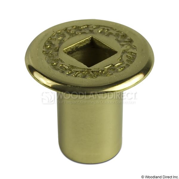 Brass Filigree Gas Valve Cover with Neck image number 0