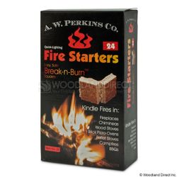 Break and Burn Fire Starter Squares - 24 count