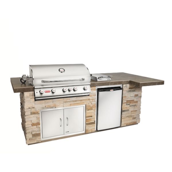 Outdoor Kitchen BBQ Island Kits