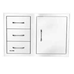 Bull Outdoor 3 Drawer and Door Combo - 30"