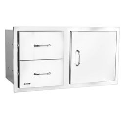 Bull Outdoor Stainless Steel 2 Drawer and Door Combo - 38"