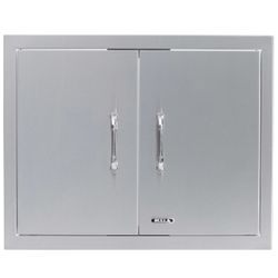 Bull Outdoor Stainless Steel Double Door - 25"