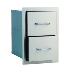 Bull Outdoor Stainless Steel Double Drawer