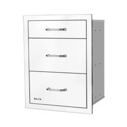 Bull Outdoor Stainless Steel Triple Drawer