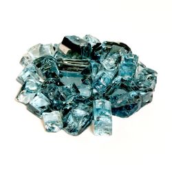 Grand Canyon Outdoor ½” Adriatic Topaz Fire Glass - 10 lbs.