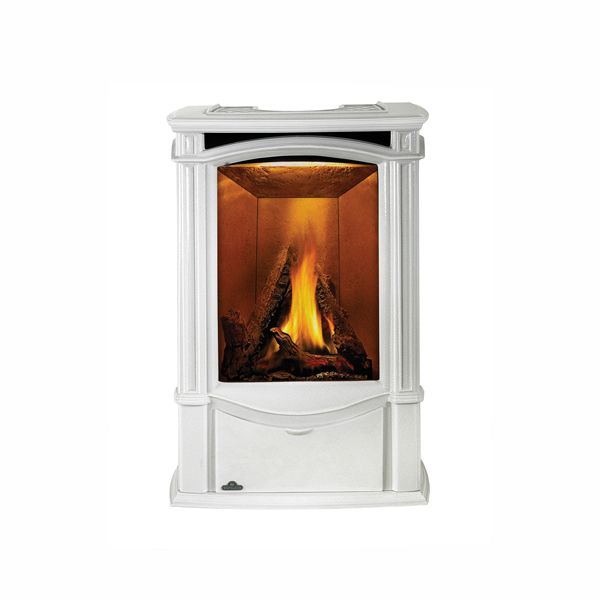 Napoleon Castlemore Direct Vent Cast Iron Gas Stove - Winter Frost image number 2