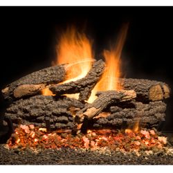 Golden Blount Grand Bonfire See Through Vented Gas Log Set