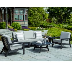 Seaside Casual DEX Collection Patio Furniture - Black Frame