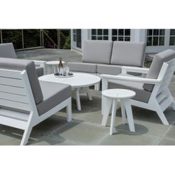 Seaside Casual DEX Collection Patio Furniture - White Frame