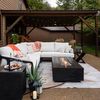 FlameCraft Zen Rectangular Gas Fire Pit