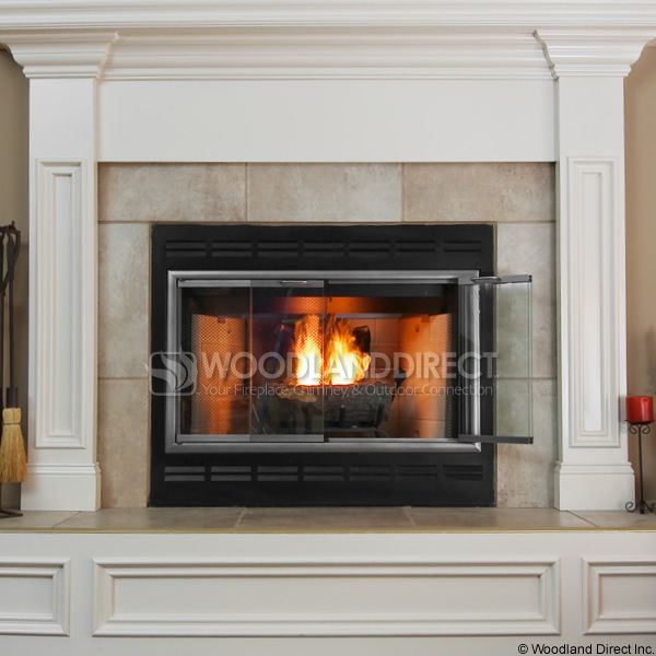 Premier View Zero Clearance Fireplace Door | Woodland Direct