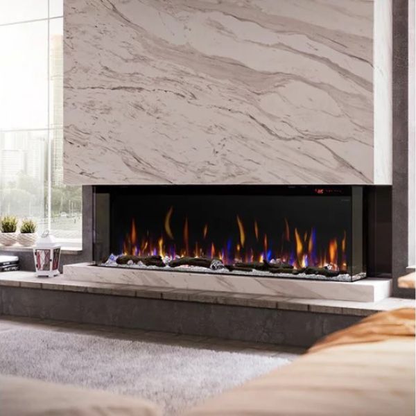 Dimplex IgniteXL Bold Linear Electric Fireplace with Logs – 60” image number 0