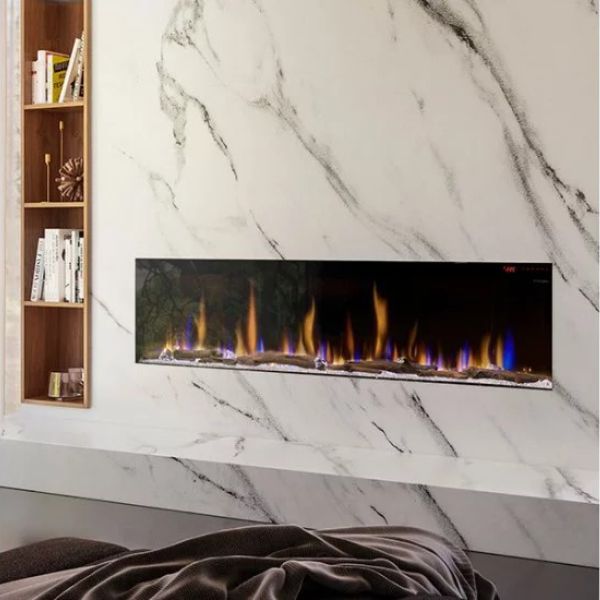 Dimplex IgniteXL Bold Linear Electric Fireplace with Logs – 74” image number 0