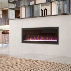Dimplex Multi-Fire Slim Linear Electric Fireplace – 50”