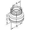 4" Diameter DirectVent Chimney Conversion Kit - 6 7/8”
